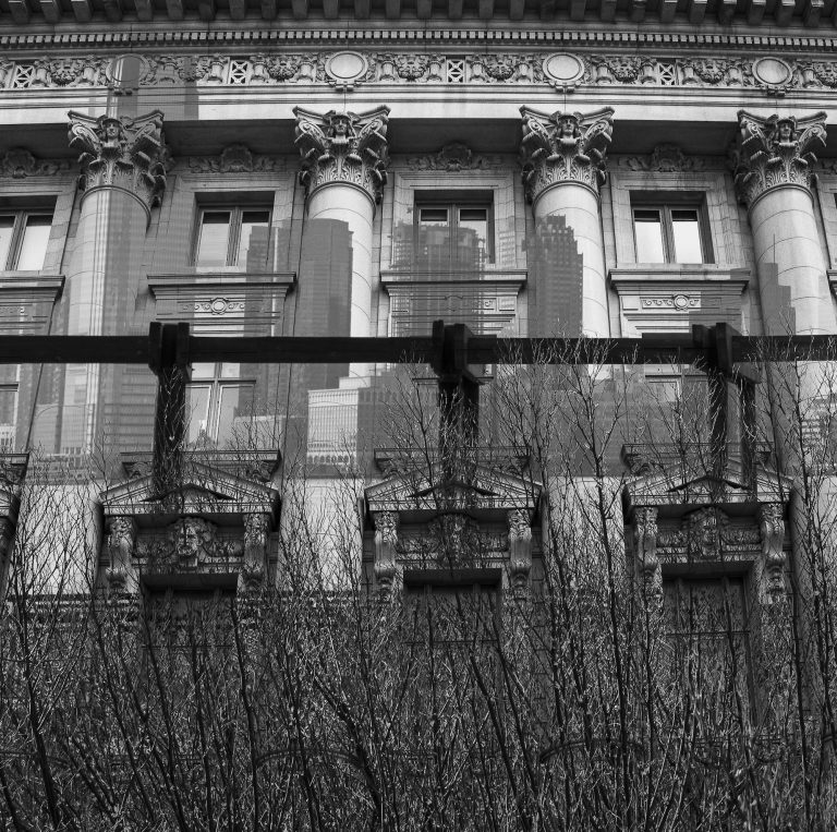 New-York-Oniric-Land-Mark-Building-&-The-Fence